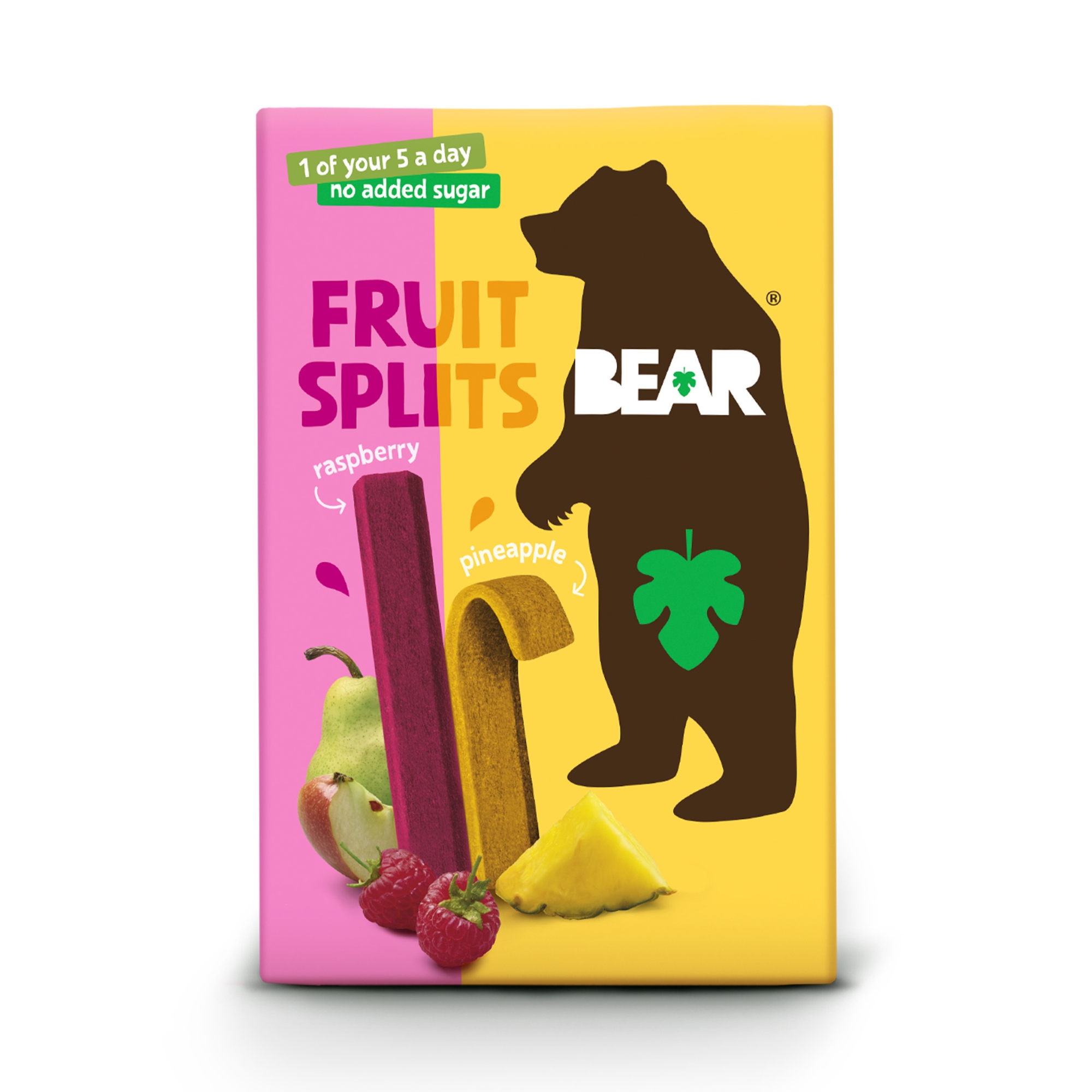 Fruit Splits Multipack - Pineapple & Raspberry 8x(5x20g)
