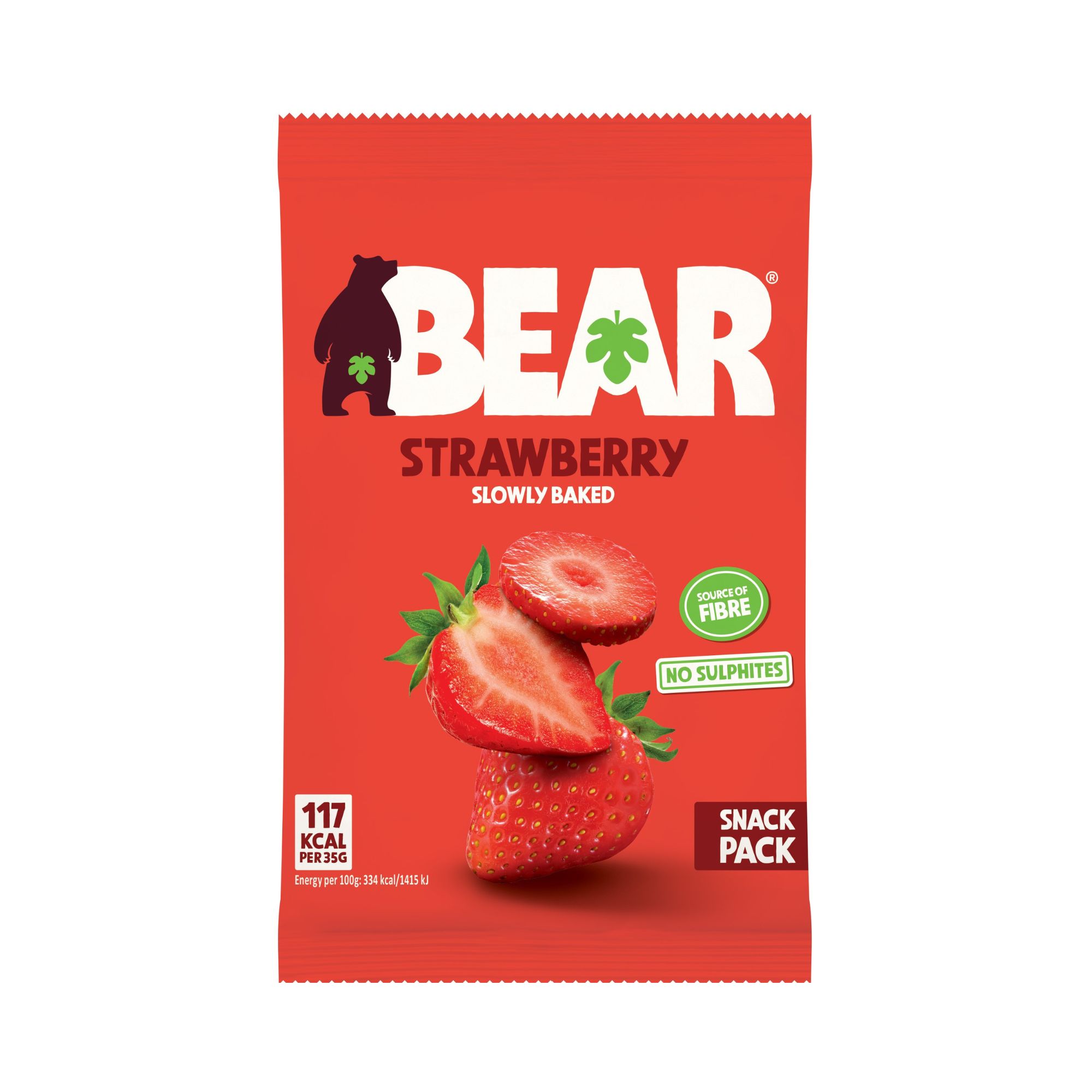 Fruit Snack Pack Gently Baked - Strawberries (14x35g)