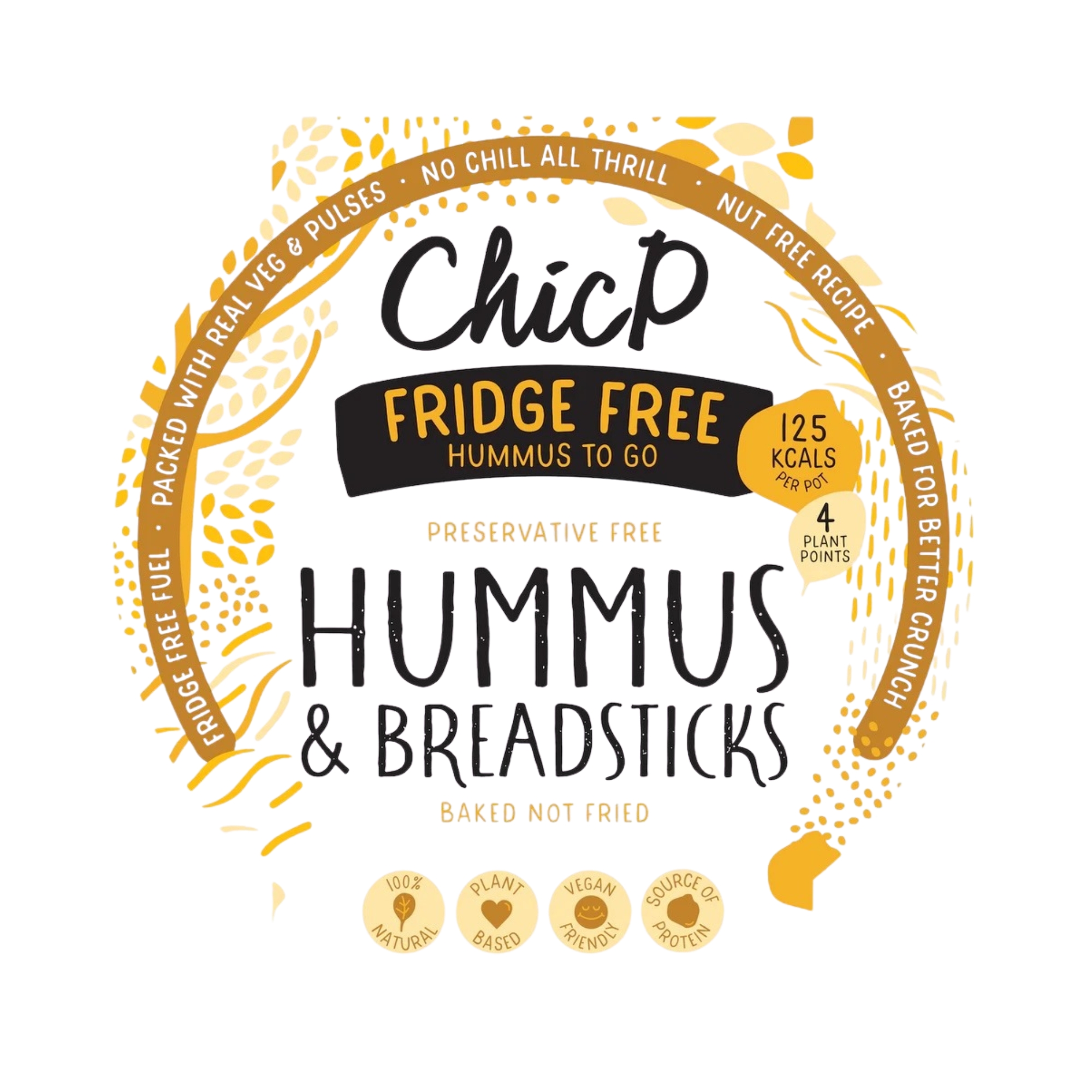 Hummus & Breadsticks - Classic (12x50g)