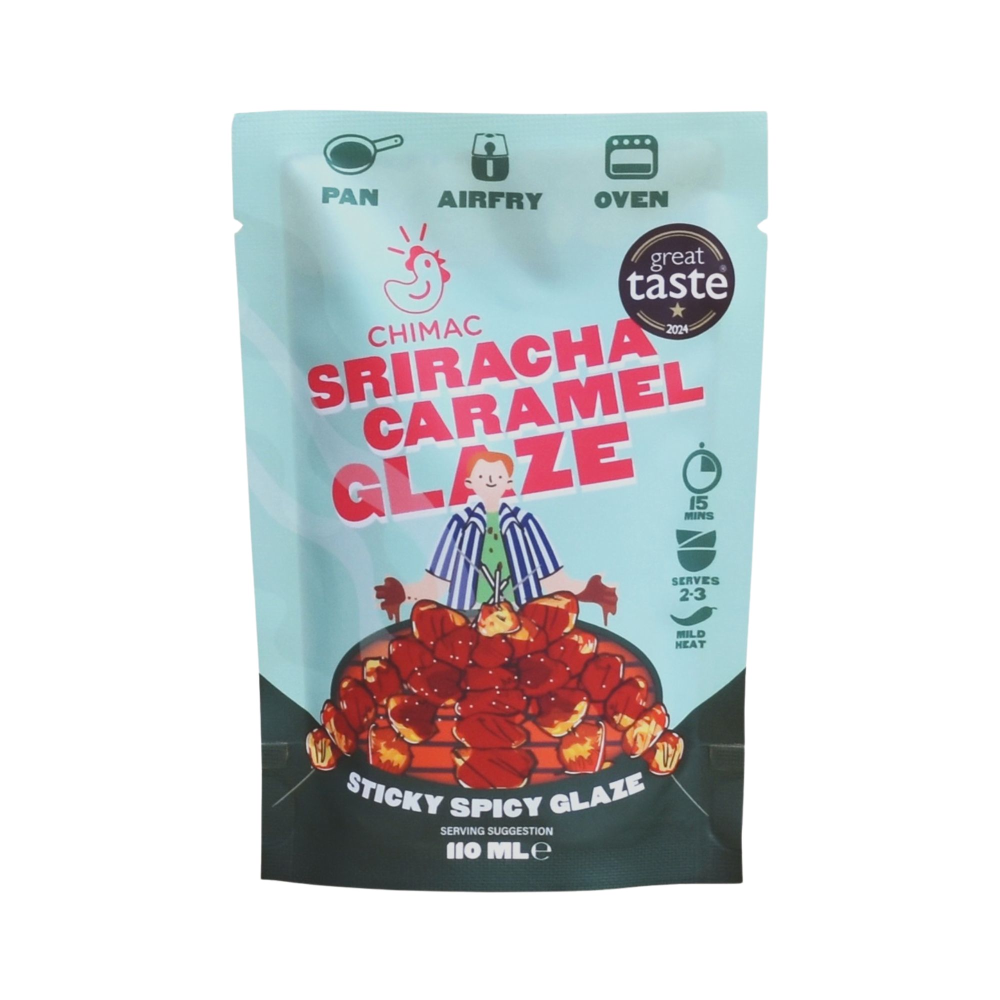 Sticky Spicy Glaze - Sriracha Caramel (12x110ml)