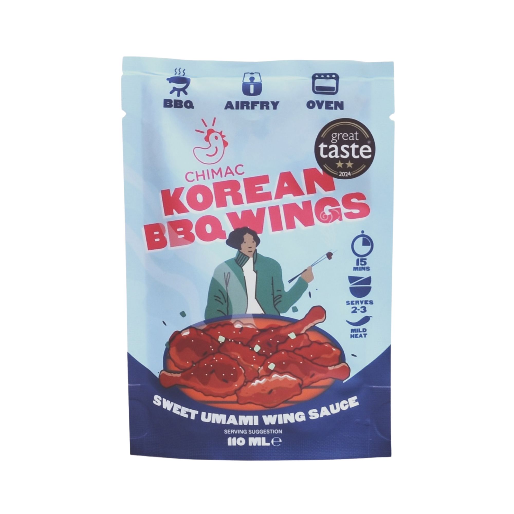 Sweet Umami Wing Sauce - Korean BBQ (12x110ml)