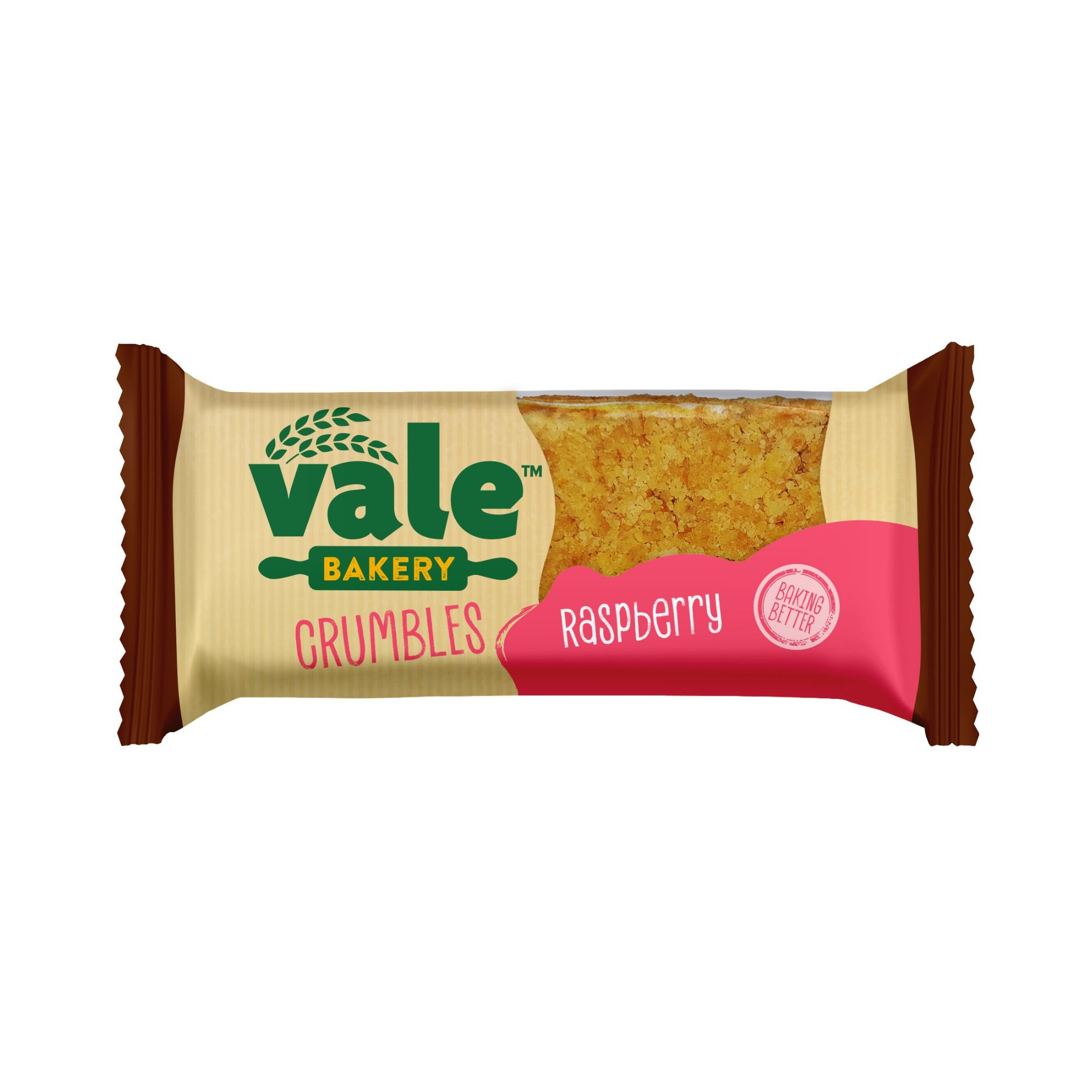Vale Bakery Flapjack - Raspberry Crumble (16x80g)