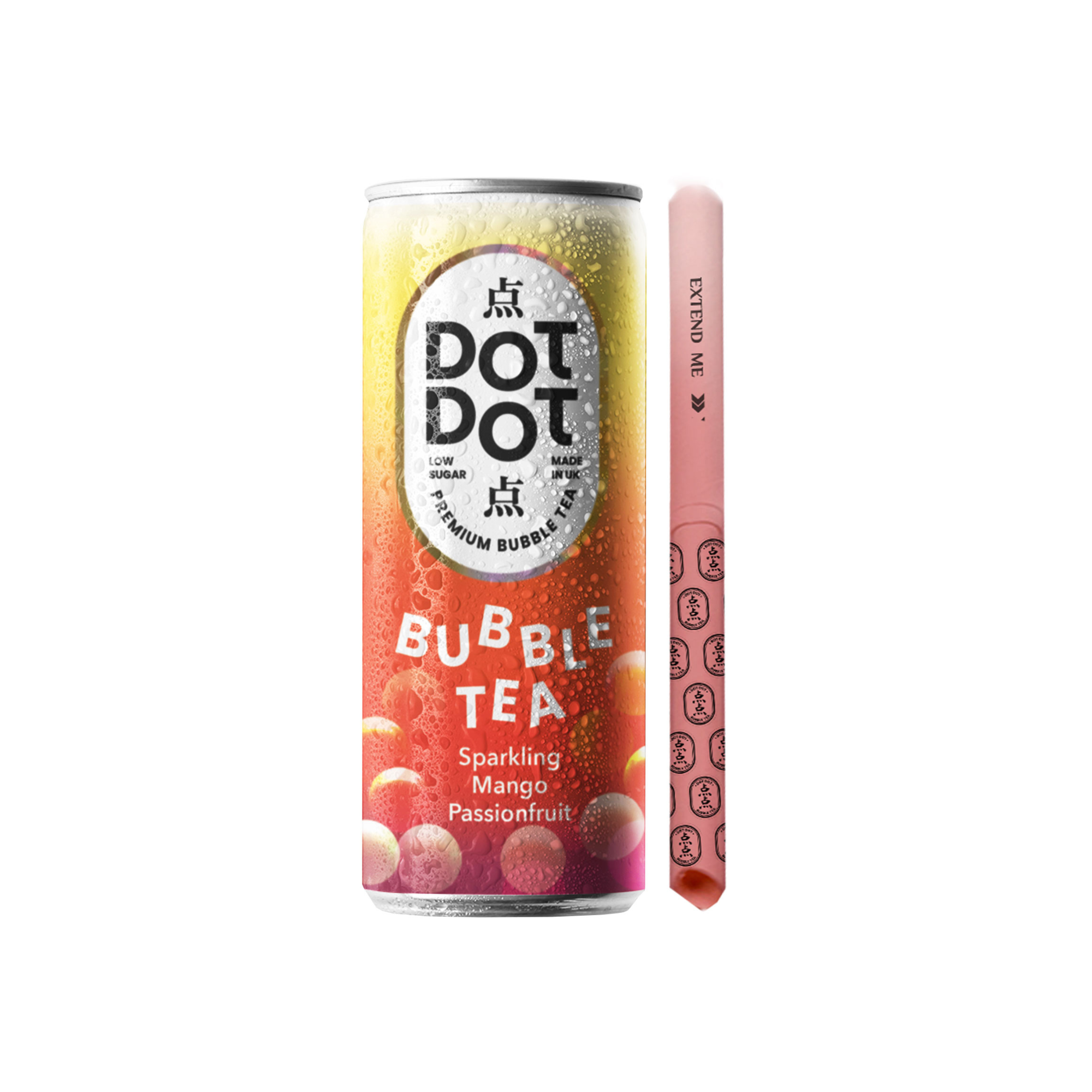 Sparkling Bubble Tea - Mango Passionfruit (12x250ml)
