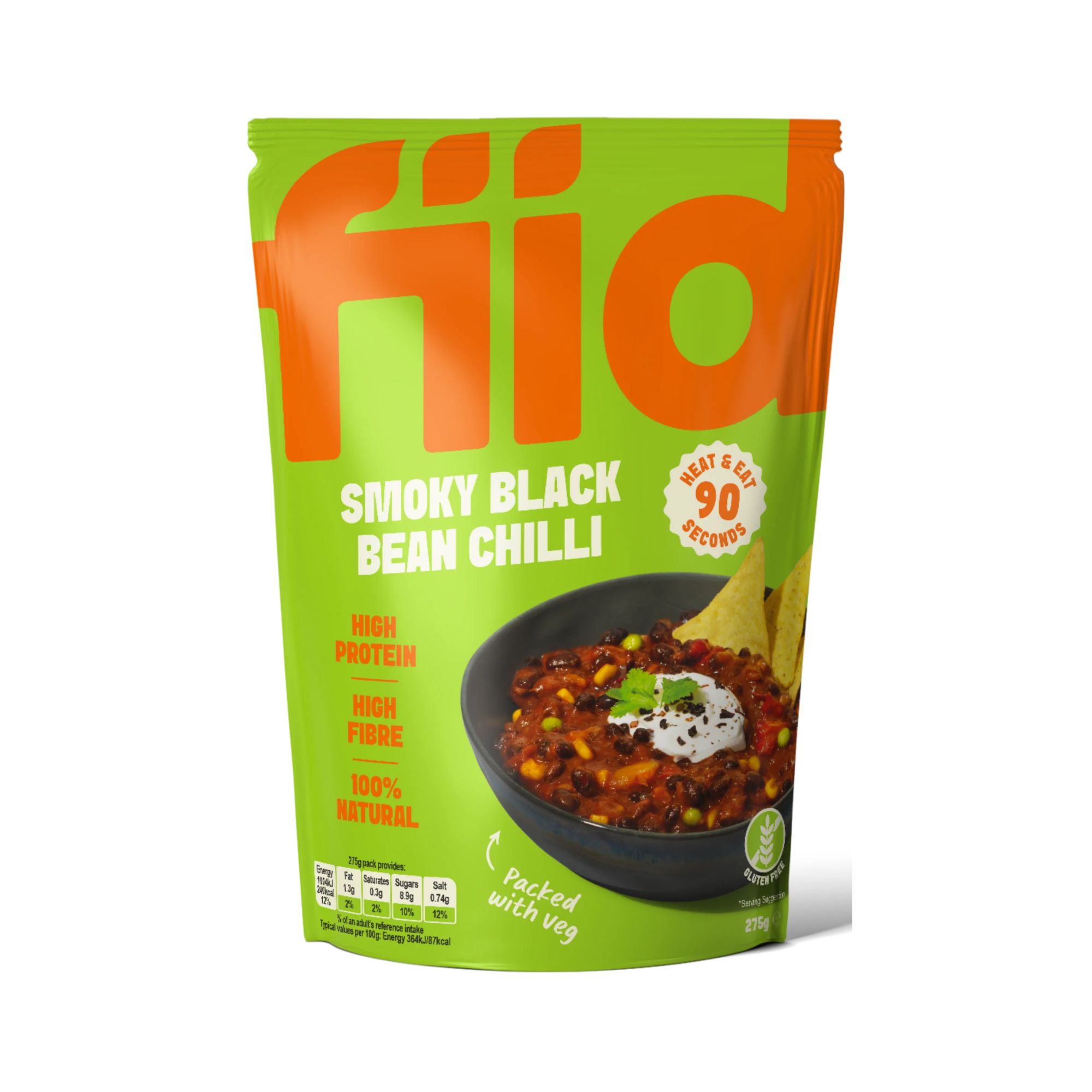 Meal Pouch - Smoky Black Bean Chilli (8x275g)