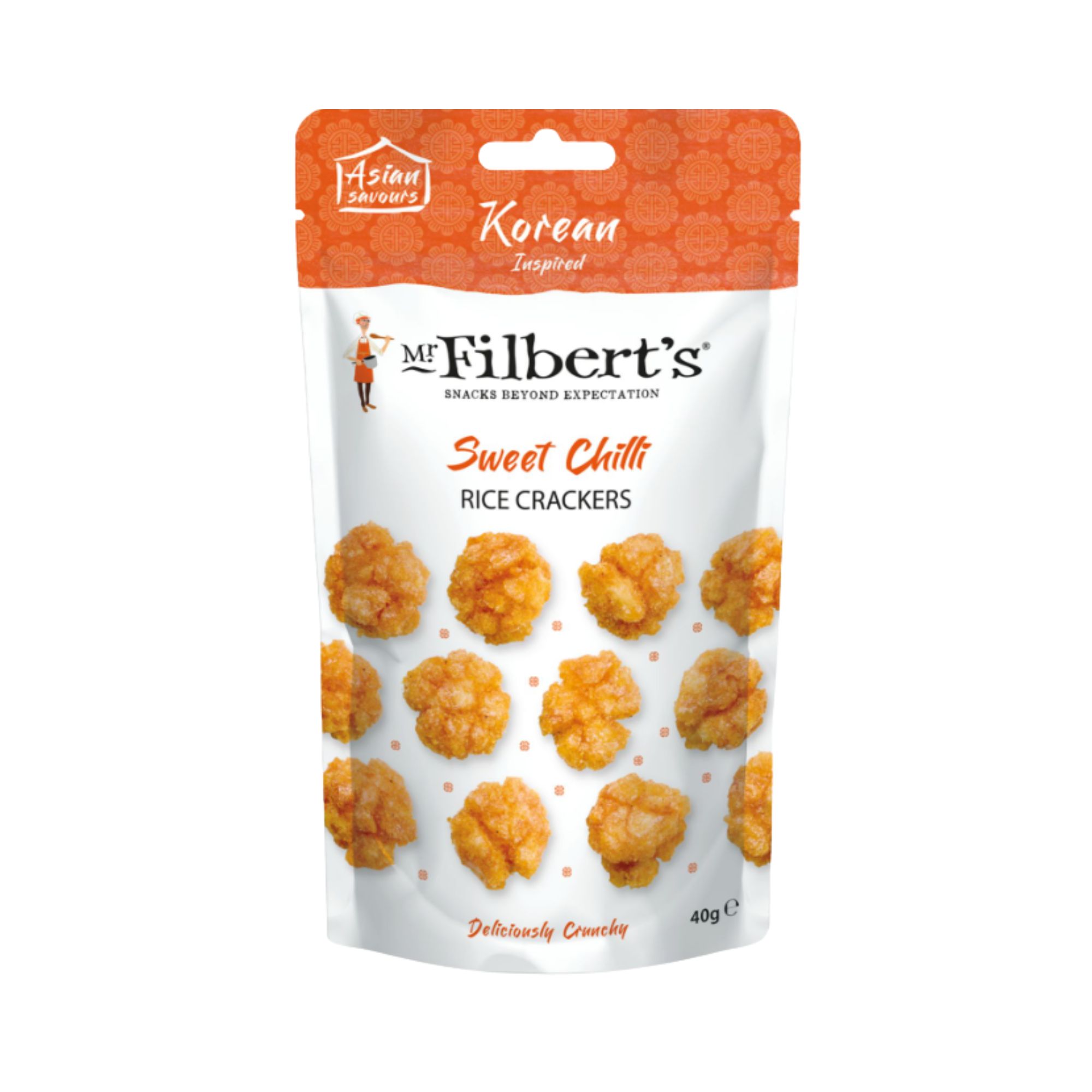 Rice Crackers - Korean Sweet Chilli (16x40g)