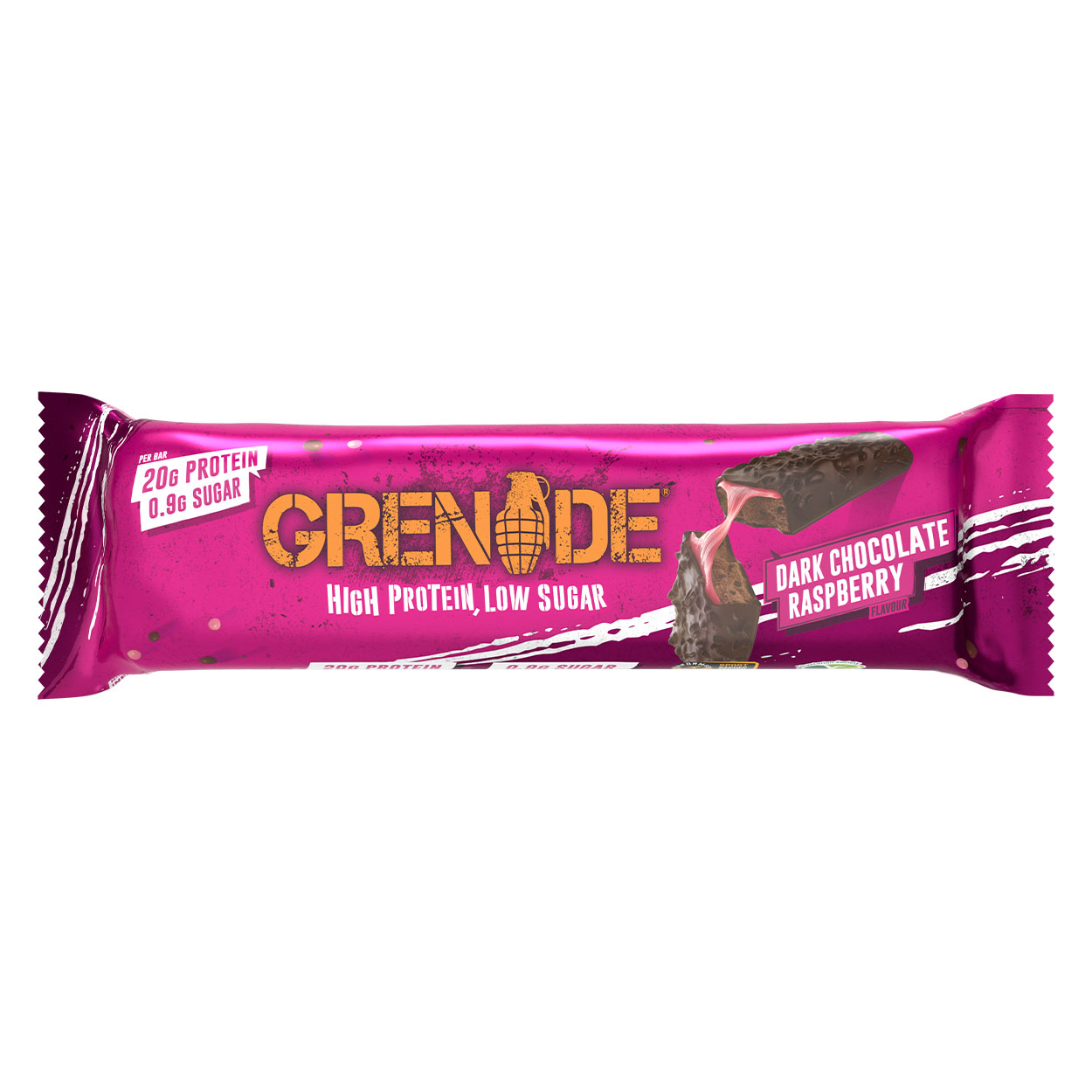 Protein Bar - Dark Chocolate & Raspberry (12x60g)