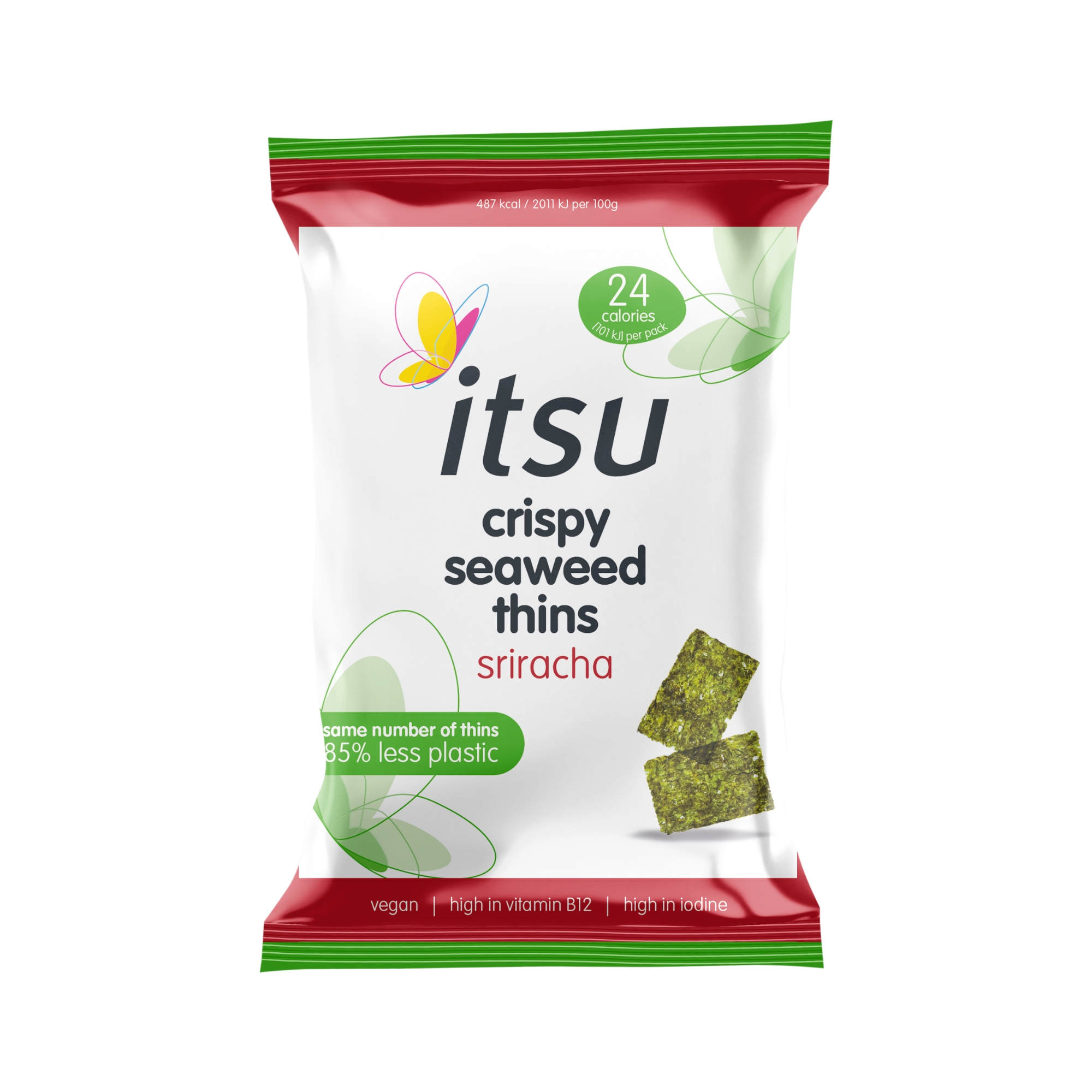 Crispy Seaweed Thins - Sriracha (20x5g)