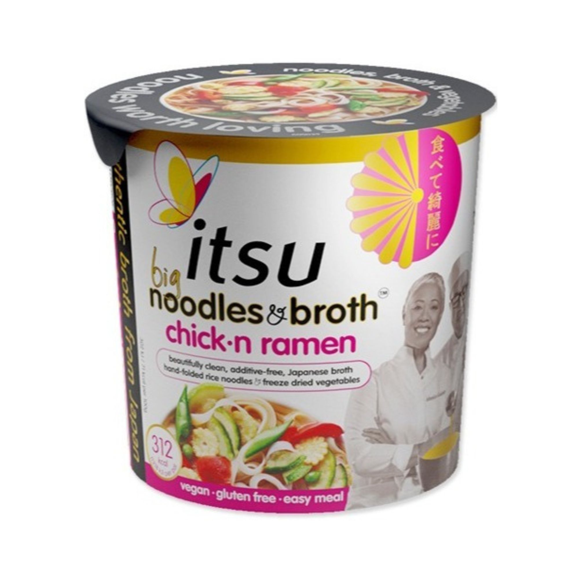 Big Bowl Noodles - Chick'n Ramen (4x96g)