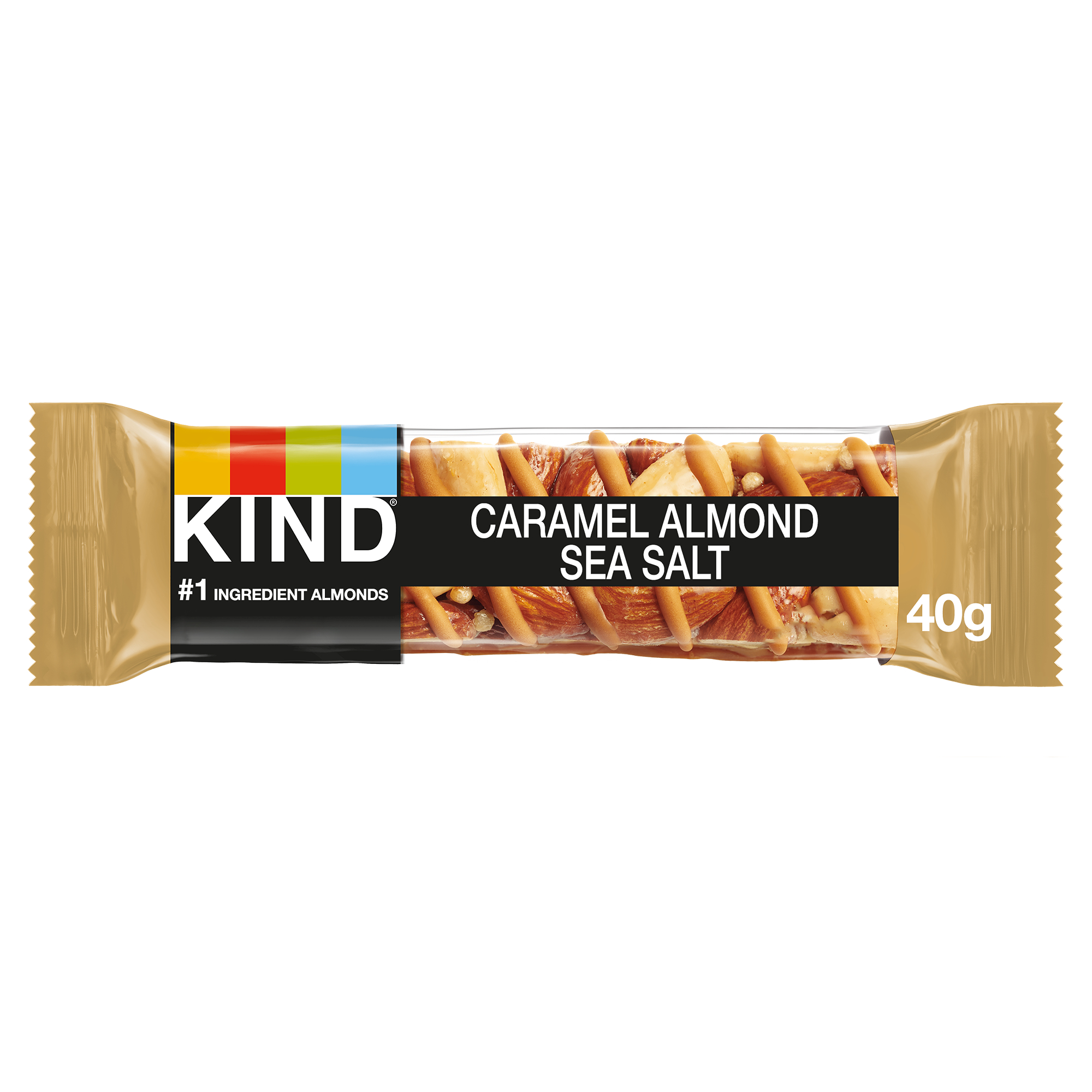 Bar - Caramel, Almond & Sea Salt (12x40g)