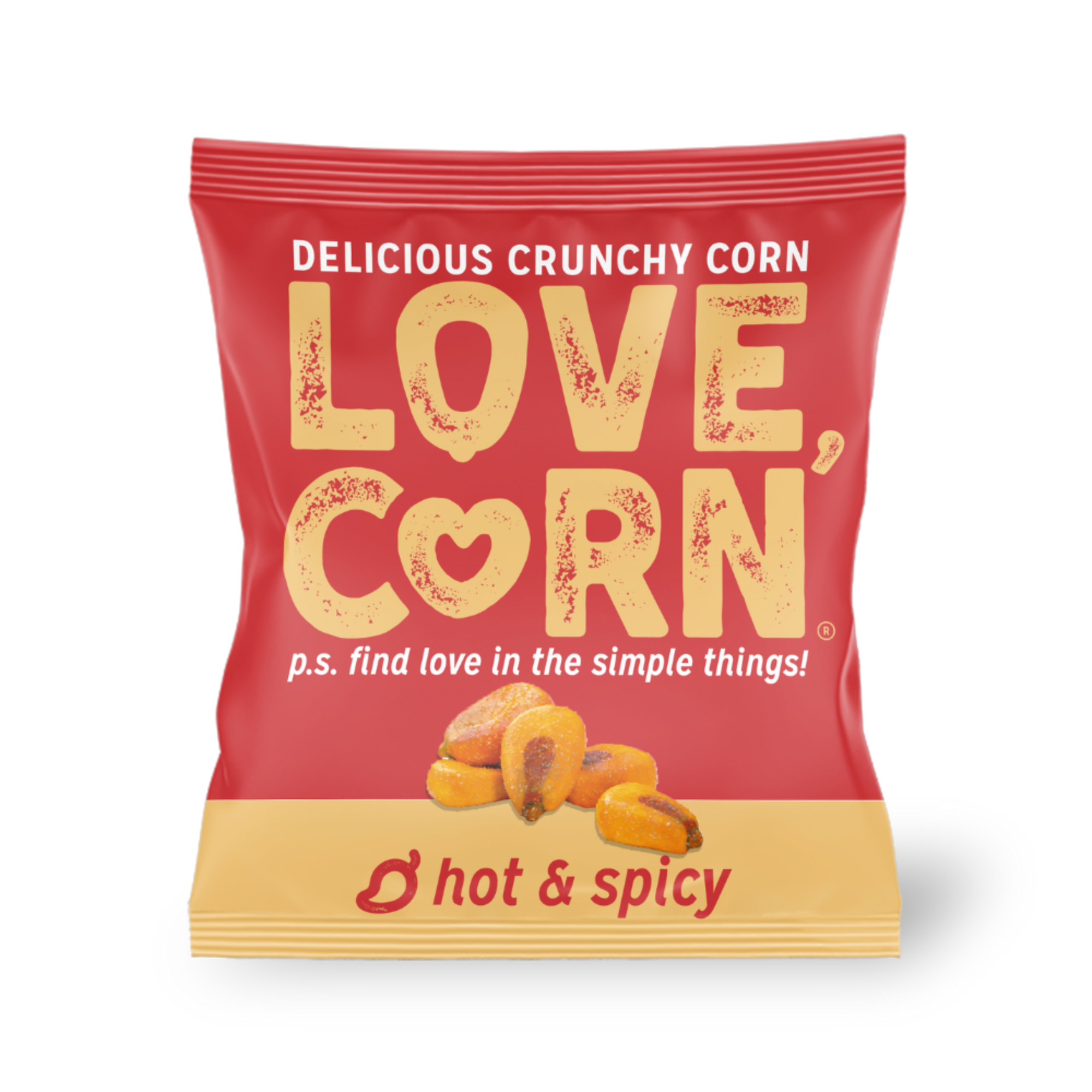 Snack Shot Crunchy Corn - Hot & Spicy (24x20g)