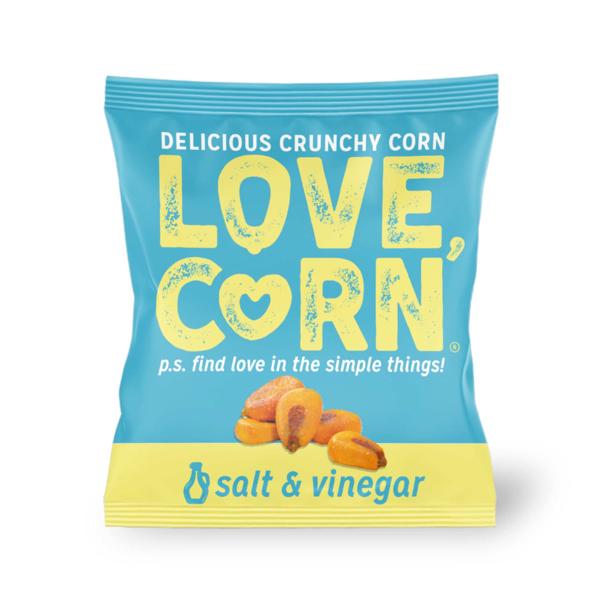 Snack Shot Crunchy Corn - Salt & Vinegar (24x20g)