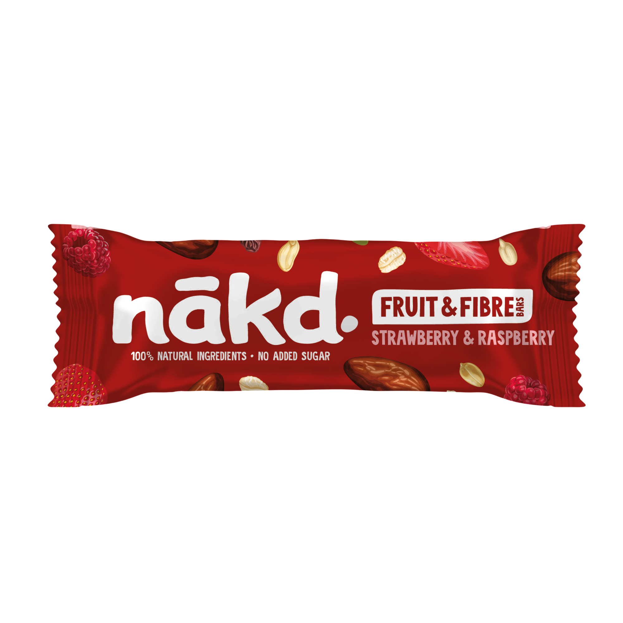 Fruit & Fibre Bar - Strawberry & Raspberry (16x44g)