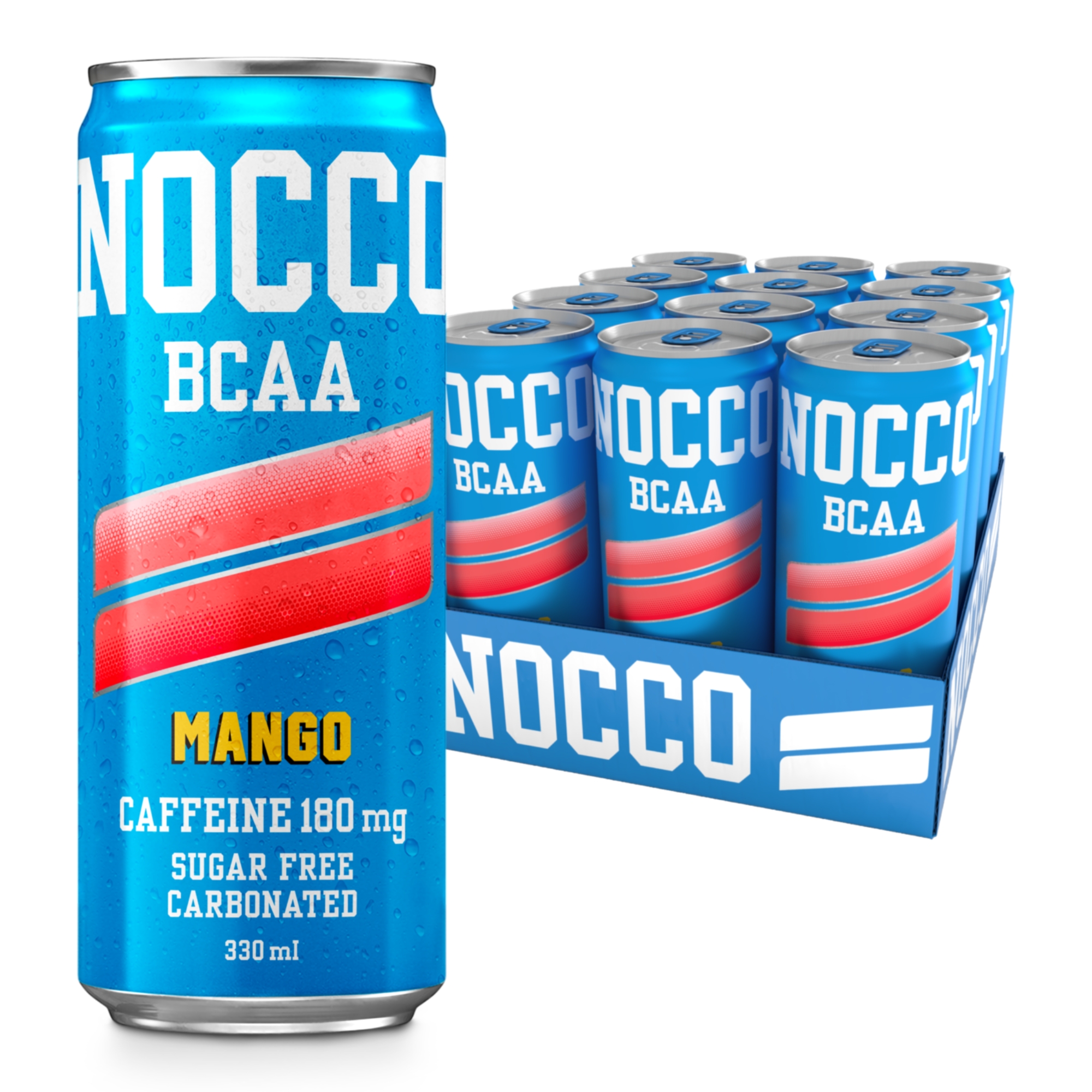BCAA Energy Drink - Mango Del Sol (12x330ml)