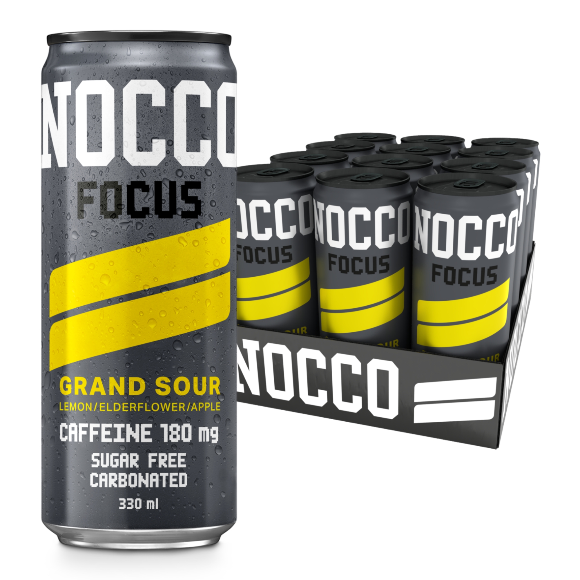 Focus Energy Drink - Grand Sour (12x330ml)