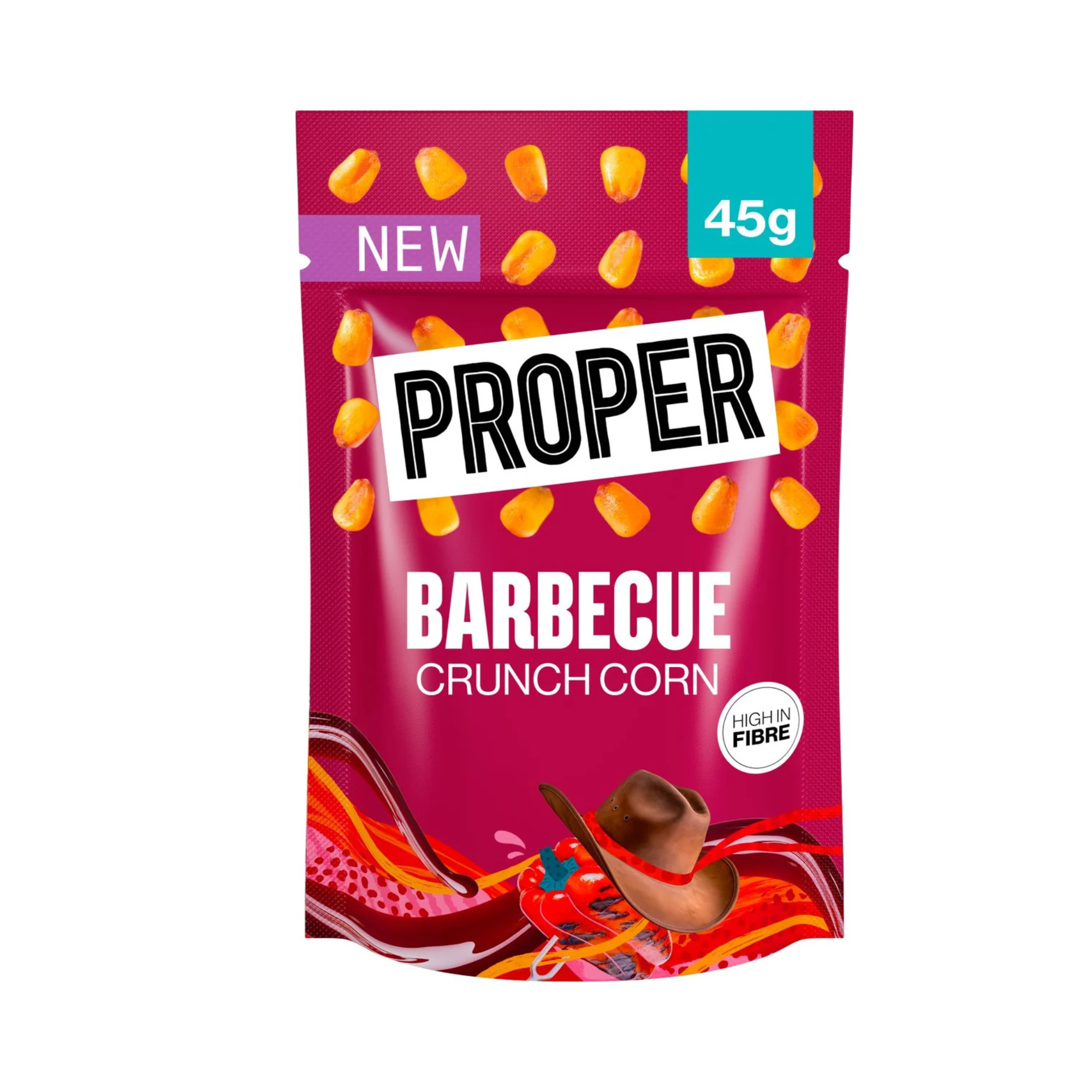 Propercorn Crunch Corn - BBQ (12x45g)