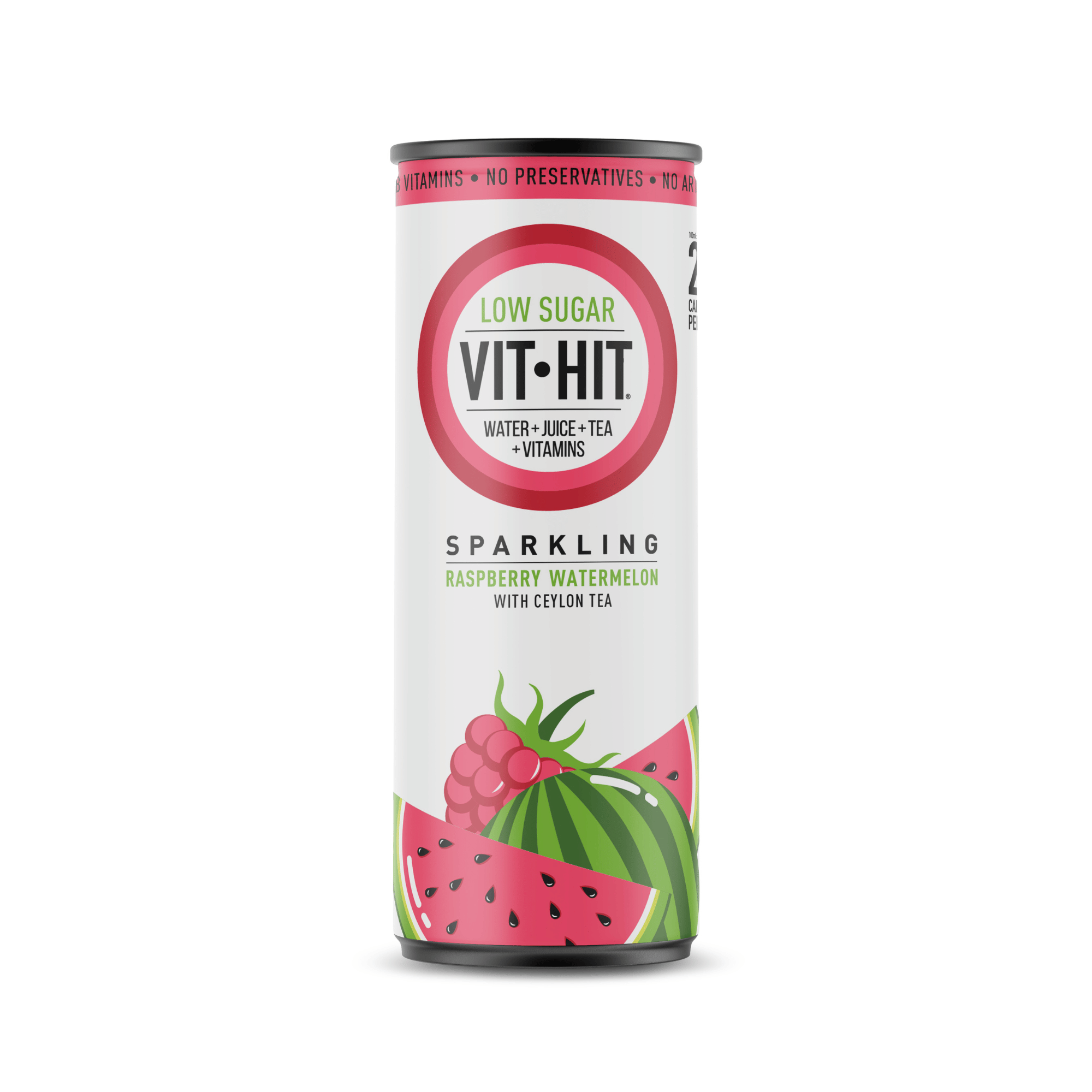 Vitamin Water - Sparkling Raspberry & Watermelon (12x330ml)