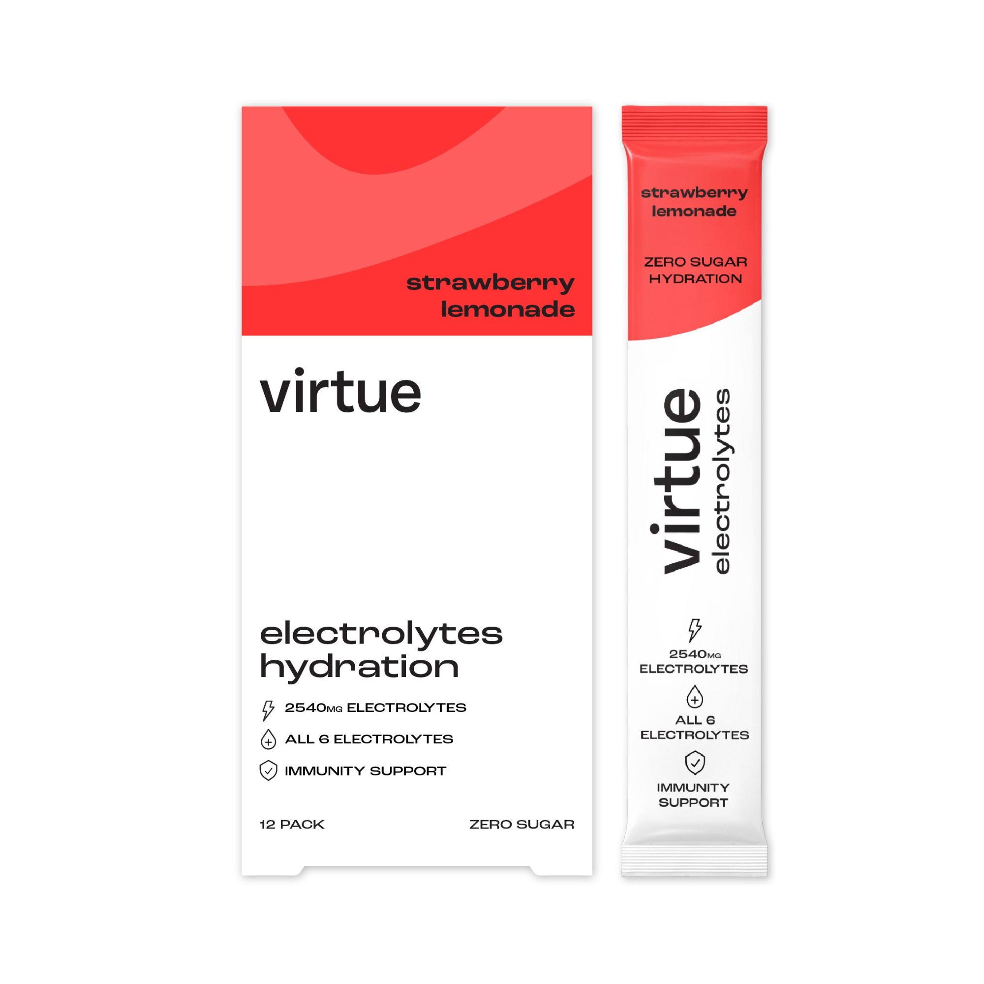 Electrolytes Hydration Sachets - Strawberry Lemonade 6x(12x4.8g)