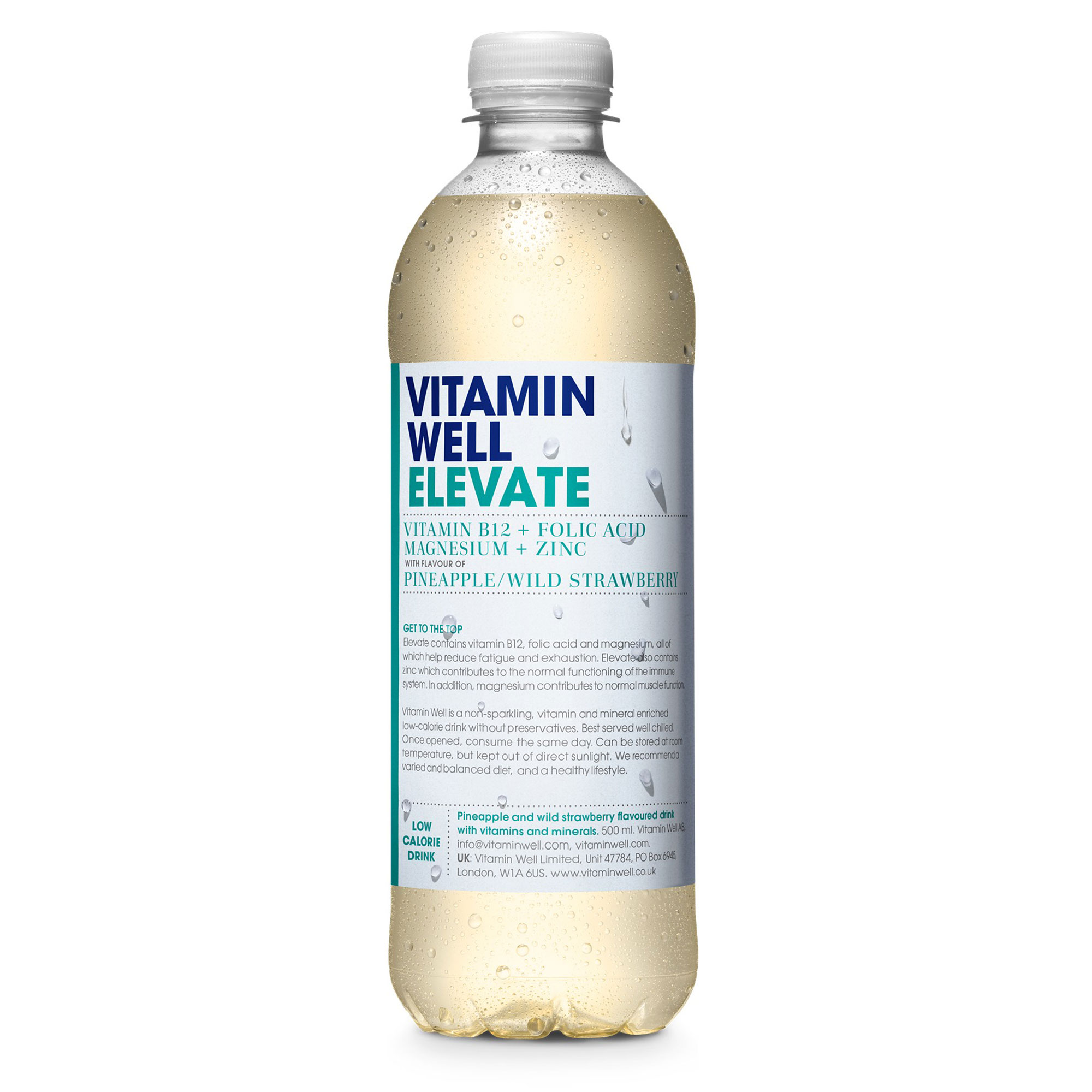 Vitamin Water - Elevate Pineapple and Wild Strawberry (12x500ml)