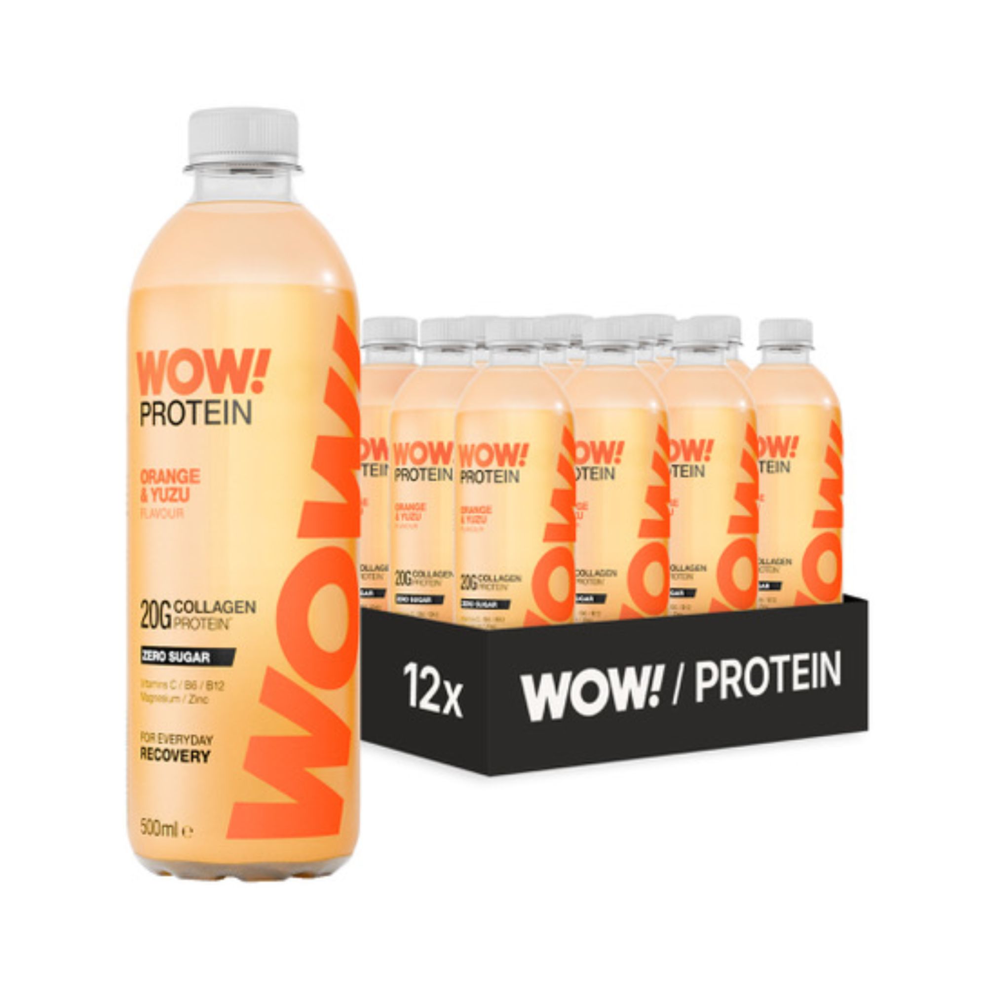 WOW! 20g Protein - Orange & Yuzu (12x500ml)