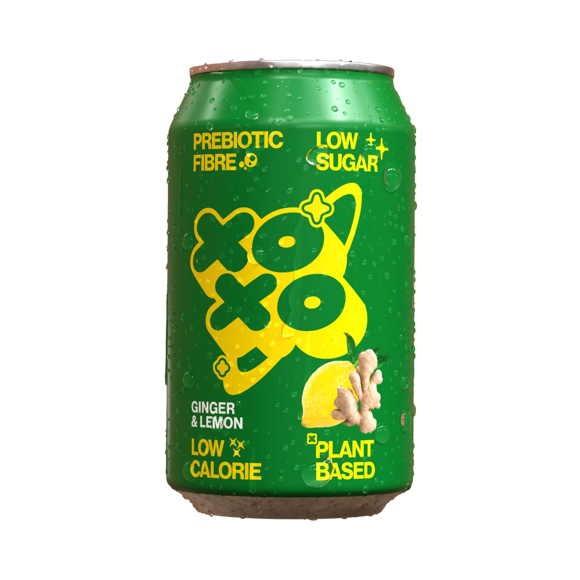Prebiotic Soda - Ginger & Lemon (12x330ml)