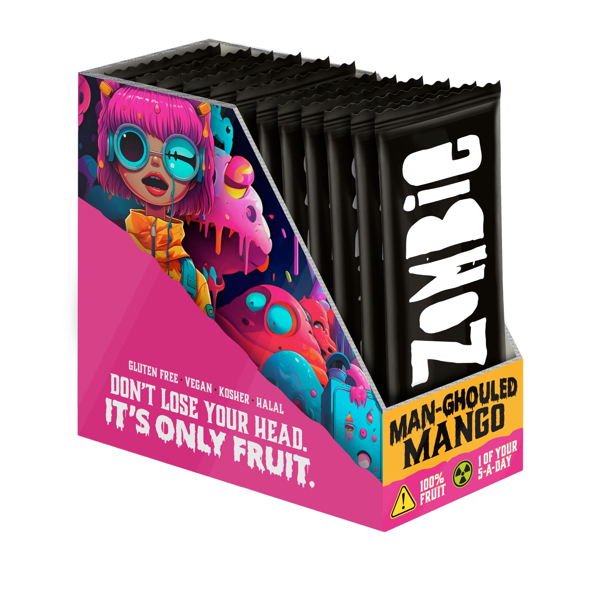 Fruit Snack Bars - Man-Ghouled (12x25g)