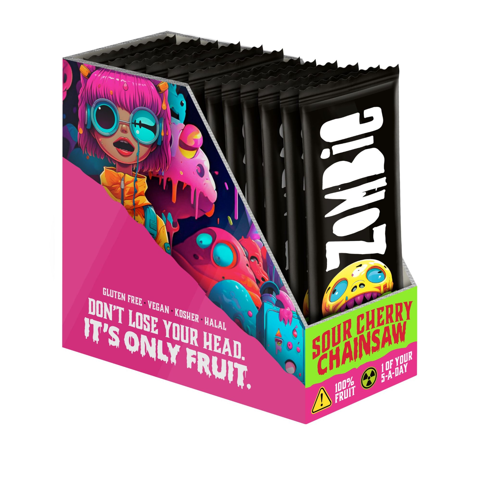 Fruit Snack Bars - Sour Cherry Chainsaw (12x25g)