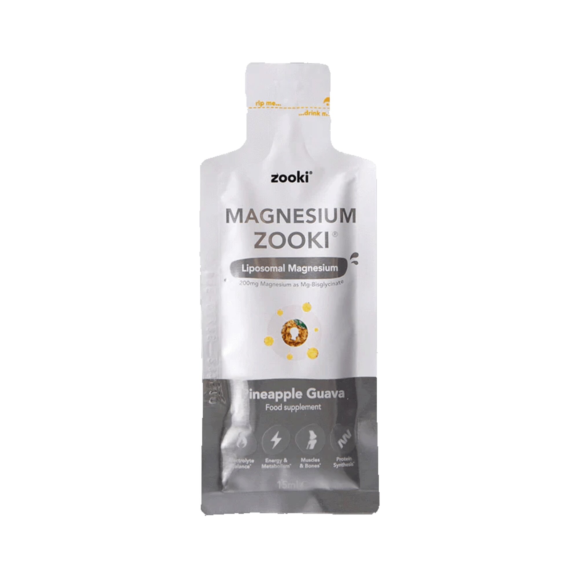 Magnesium Sachet - Pineapple Guava (20x15ml)