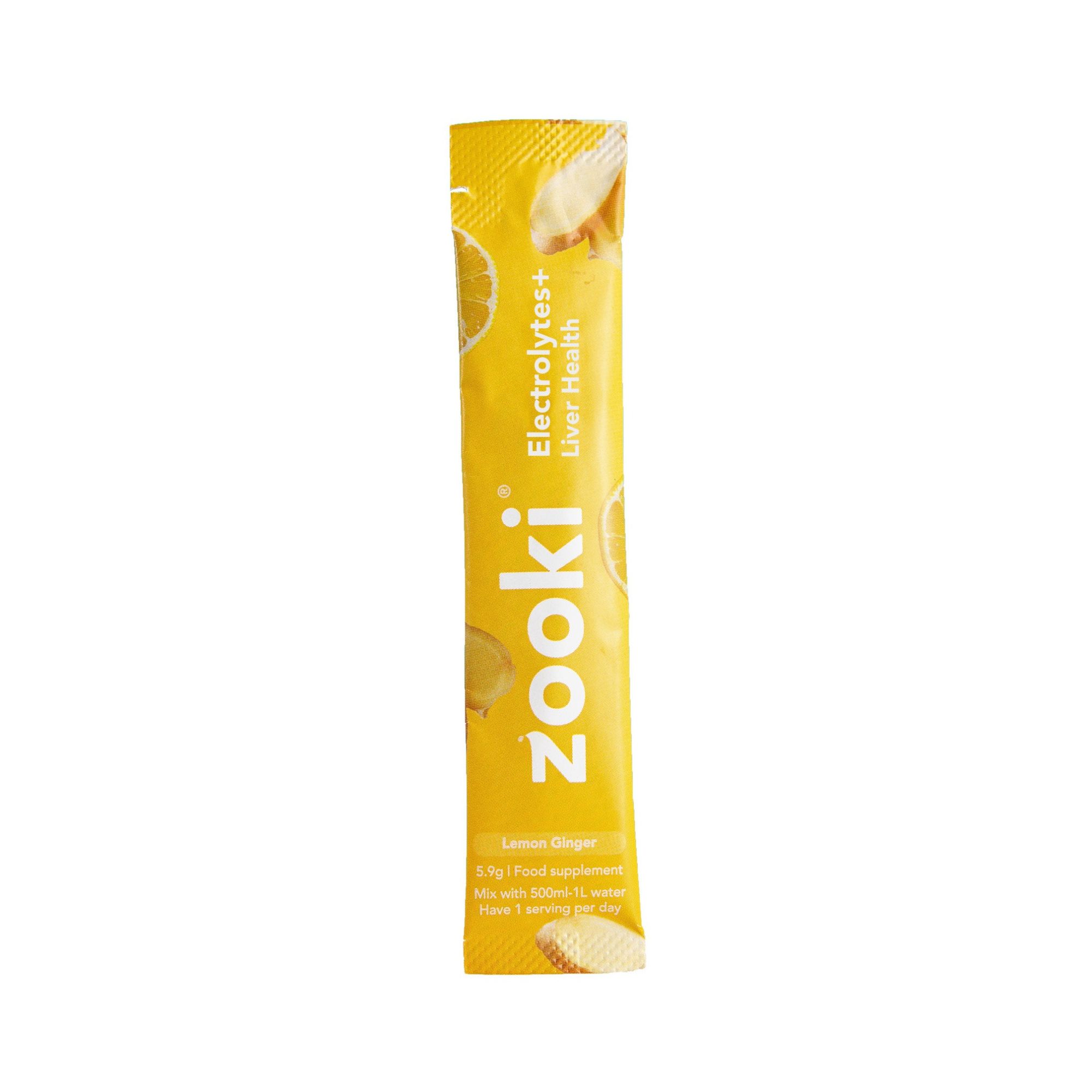 Electrolytes+ Liver Health Sachet - Lemon Ginger (20x5.9g)